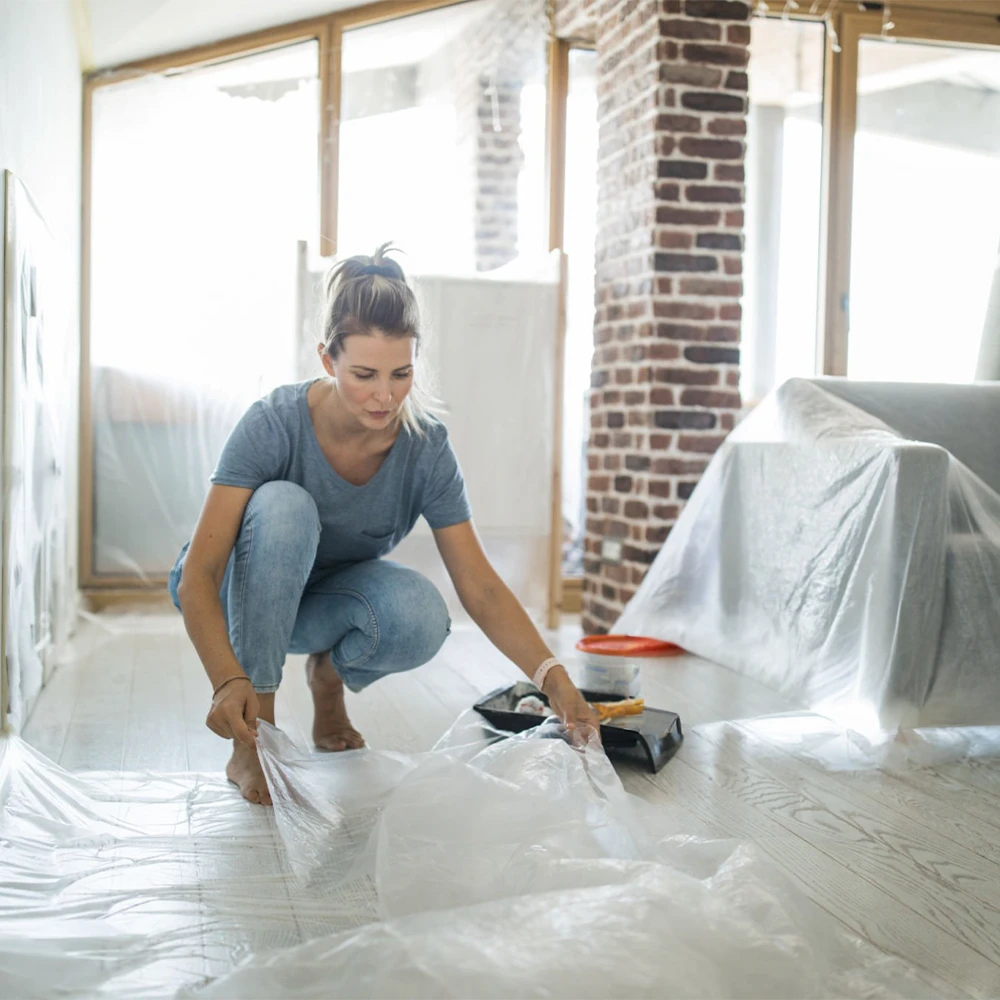 1. Folded Plastic Sheet Masking Film for Floor Protection.webp